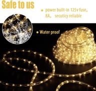 🎉 led rope light by hyd-parts: indoor/outdoor string lights for party home decoration, stage tree lighting logo