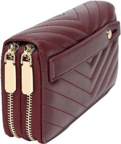 img 3 attached to Daisy Rose Zippered Wallet Clutch – Women's Handbags, Wallets, and Purses