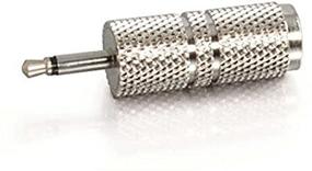 img 1 attached to 🔌 C2G/ Cables To Go 40630 2.5mm Mono Male to 3.5mm Stereo Female Adapter - TAA Compliant - Silver Metallic Silver (Product Search)