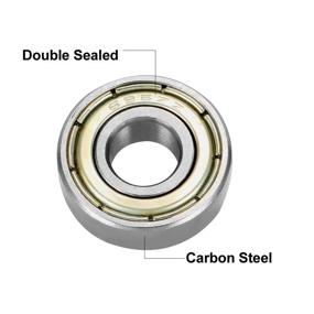 img 3 attached to Uxcell Groove Bearing 1080096 Bearings