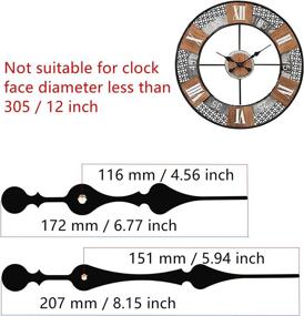 img 2 attached to Youngtown 12888 Quartz DIY Wall Clock Movement Mechanism for Repair & Replacement - Fits Dials up to 40cm (15.7 Inches)