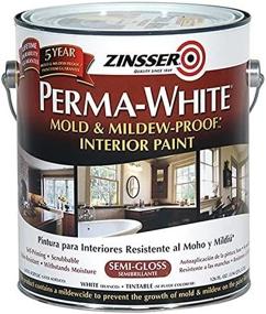img 1 attached to 🎨 Rust-Oleum Perma-White Mold & Mildew Proof Interior Paint, Semi-Gloss Finish - 02761
