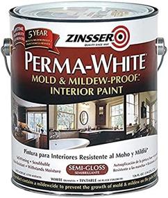img 4 attached to 🎨 Rust-Oleum Perma-White Mold & Mildew Proof Interior Paint, Semi-Gloss Finish - 02761