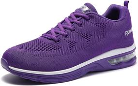 img 4 attached to TSIODFO Running Breathable Athletic Sneakers Women's Shoes in Athletic