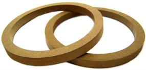 img 1 attached to 🔊 AUDIOP Кольца для динамиков из MDF Nippon 8 Audiopipe RING8R (продаются парами)