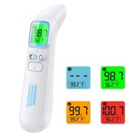 🌡️ non-contact digital infrared forehead thermometer for adults and babies - quick reading, fever alarm, memory function logo