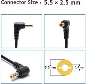 img 2 attached to 💻 19V 3.95A 75W Laptop Charger AC Adapter Power Supply for Toshiba Satellite C55 C55D C55T C55DT C55-A C55-B C55-C C50 C75 C75D C655 L655 L755 L755D L775 C850 C855 Compatible with PA3822U-1ACA PA3917U-1ACA PA3714U-1ACA