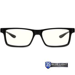 img 3 attached to 👓 Очки Gunnar Cruz/Onyx для детей: блокируют 35% синего света, защищают от напряжения и сухости глаз.