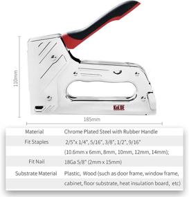 img 3 attached to 📎 KeLDE Manual Staple Staples Set - Includes 1200 Pieces