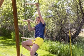 img 2 attached to 🐿️ Squirrel Products 6 ft. Climbing Rope Ladder for Kids - Enhance Your Outdoor Play Equipment with a DIY Swingset Addition