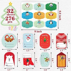 img 3 attached to 🎁 Joy Bang Christmas Gift Stickers - Self Adhesive, Festive Labels for Presents, Holiday Greetings, and More
