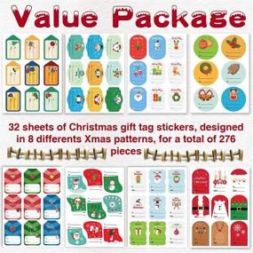 img 2 attached to 🎁 Joy Bang Christmas Gift Stickers - Self Adhesive, Festive Labels for Presents, Holiday Greetings, and More