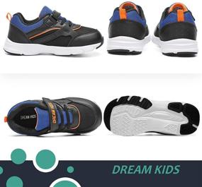 img 3 attached to Walking Athletic Running Lightweight Sneakers for Boys – Perfect Outdoor Shoes