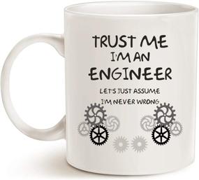 img 1 attached to 🔧 MAUAG Hilarious Engineer Coffee Mug for Engineers