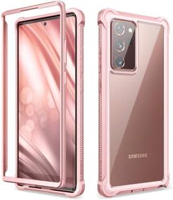 img 4 attached to 📱 Dexnor Galaxy Note 20 Ultra Clear Case - Protective Shockproof Cover, Pink, No Screen Protector, Heavy Duty Defender Bumper