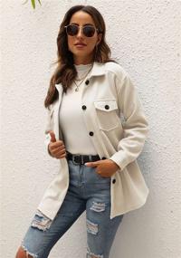 img 1 attached to 👚 Women's Clothing and Coats: Tanming Double Breasted Trench Jackets & Vests