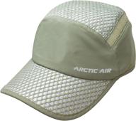 🧢 stay cool with the ontel arctic air evaporative cooling cap - beige & adjustable logo