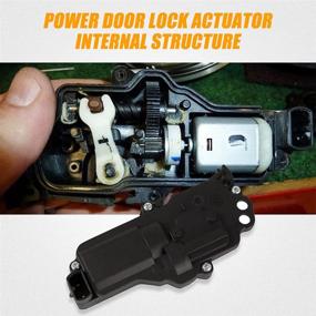 img 2 attached to 🔒 Enhanced Power Door Lock Actuators | 2-Pack Set | Fits 1999-2010 Ford F150 F250 F350 F450 F550 and More
