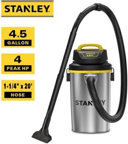 img 3 attached to 🧹 Stanley 4.5 Gallon Stainless Steel Tank Wet/Dry Hanging Vacuum with 4 Horsepower