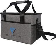 eb70 eb55 ac50s portable power station carrying case bag by bluetti - grey logo