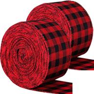 christmas ribbon wrapping burlap decoration logo