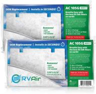 🌬️ rv air ac 105g 2 filters: dometic 3313107.103/3105012.003 replacement for improved airflow & cleaner air - merv 6 logo