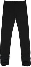 img 1 attached to Bienzoe Stretch Uniform Antistatic Legging for Girls' Clothing: Optimal Leggings for Enhanced Searchability