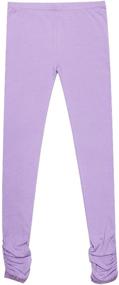 img 3 attached to Bienzoe Stretch Uniform Antistatic Legging for Girls' Clothing: Optimal Leggings for Enhanced Searchability