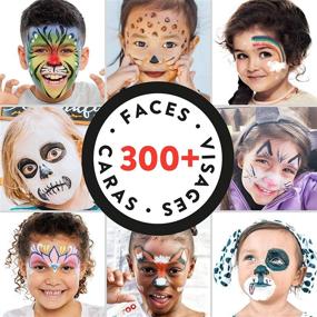 img 2 attached to 🎨 Snazaroo Face Paint Mini Starter Kit - 14 Piece Set with 6 Vibrant Colors