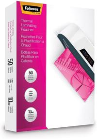 img 3 attached to 📃 Fellowes 52042 Laminating Pouches, Letter Size, 10 Mil, 50 Pack - Clear, Thermal Laminating Sheets