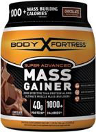 🍫 gluten free chocolate mass gainer - body fortress super advanced whey protein powder, 2.25 lbs logo