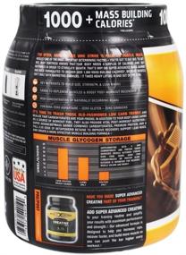 img 1 attached to 🍫 Gluten Free Chocolate Mass Gainer - Body Fortress Super Advanced Whey Protein Powder, 2.25 lbs