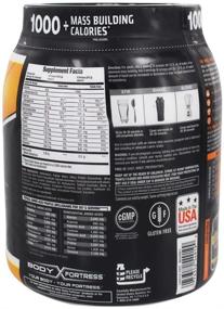 img 2 attached to 🍫 Gluten Free Chocolate Mass Gainer - Body Fortress Super Advanced Whey Protein Powder, 2.25 lbs