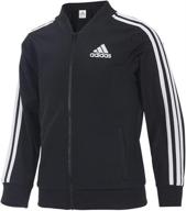 👧 adidas big tricot bomber track jacket for girls logo