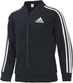 img 2 attached to 👧 Adidas Big Tricot Bomber Track Jacket for Girls