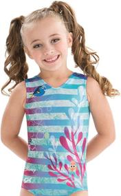 img 4 attached to 🐠 Disney Pixar Finding Dory Gymnastics Leotard for Girls - GK