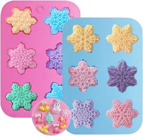 img 4 attached to Snowflake DanziX Snowflakes Christmas Molds Rich Crafting