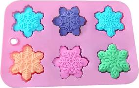 img 1 attached to Snowflake DanziX Snowflakes Christmas Molds Rich Crafting