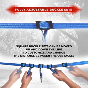 img 1 attached to Ultimate Obstacle Slackline Equipment: Unleash Your Playground Training Experience