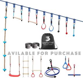 img 4 attached to Ultimate Obstacle Slackline Equipment: Unleash Your Playground Training Experience
