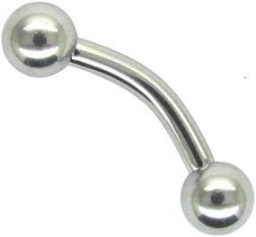 img 4 attached to NewkeepsR Surgical Curved Barbell Piercing