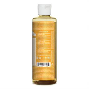 img 3 attached to 🍊 Жидкое мыло Dr. Bronner's Pure-Castile Цитрусовое (8 унций) - Органическая формула на основе масла, универсальное: для лица, тела, волос, белья, животных, посуды | Концентрированное, веганское, не содержит ГМО.