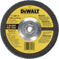 🪚 dewalt dw8327 zirconia angle grinder flap disc - 36 grit, 7-inch logo