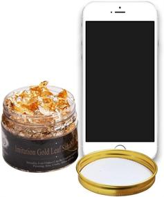 img 2 attached to 🌟 KINNO Gold Leaf Resin Flakes, 5g Imitation Gold Foil Flakes for Resin Mold Gilding, Painting Arts, Crafts Nails, DIYs - Buy Now!