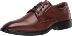 img 4 attached to Stylish Deer Stags Dress Oxford Cognac Boys' Shoes - Classic Footwear for Boys