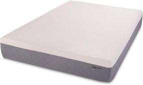img 3 attached to 🛏️ 12-Inch Queen Size Amazon Basics Cooling Gel-Infused Memory Foam Mattress – CertiPUR-US Certified, Medium-Firm