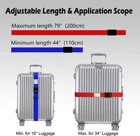img 1 attached to Adjustable Travel Accessories for TRANVERS Luggage Suitcases Baggage