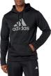 adidas standard pullover hoodie solid men's clothing in active logo