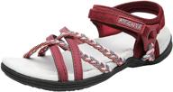 👟 duinn women's stylish hiking sandal with adjustable straps, arch support for sport, beach vacation, and casual camping logo