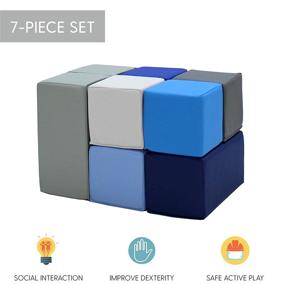 img 3 attached to 🧱 FDP SoftScape Playtime Large Building Block Set: Building Toys and Stacking Blocks - Enhanced for SEO
